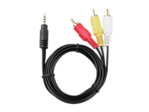 کابل صدا 1به 3(صدا و تصویر AUX به 3RCA)
