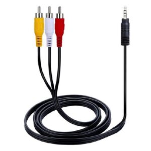 کابل صدا 1به 3(صدا و تصویر AUX به 3RCA)