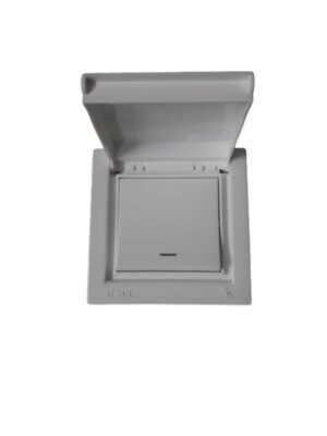 کلید تک پل توکار مدل بارانی عطار الکتریک IP44