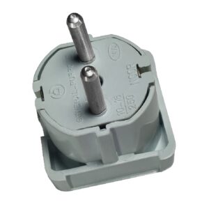 دوشاخه برق ارت دار چهار گوش