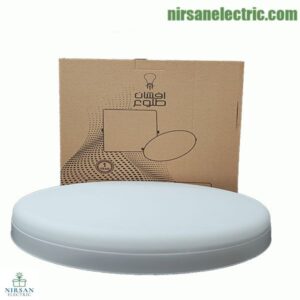 پنل فول لایت مهتابی روکار گرد فریم لس 24 وات افشان طلوع