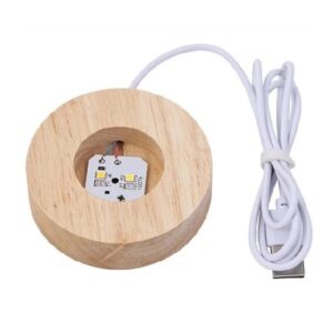 چراغ خواب گوی کریستالی 3D طرح کره زمین