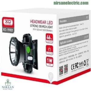 چراغ قوه هدلایت شارژی XO مدل YH01